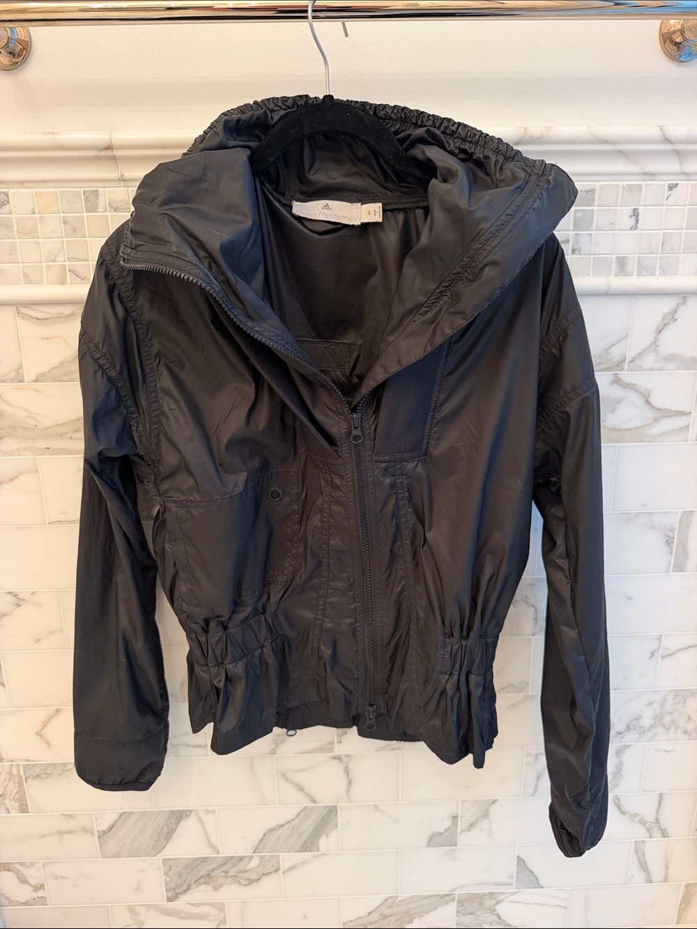 Stella McCartney Black Hooded Utility Jacket